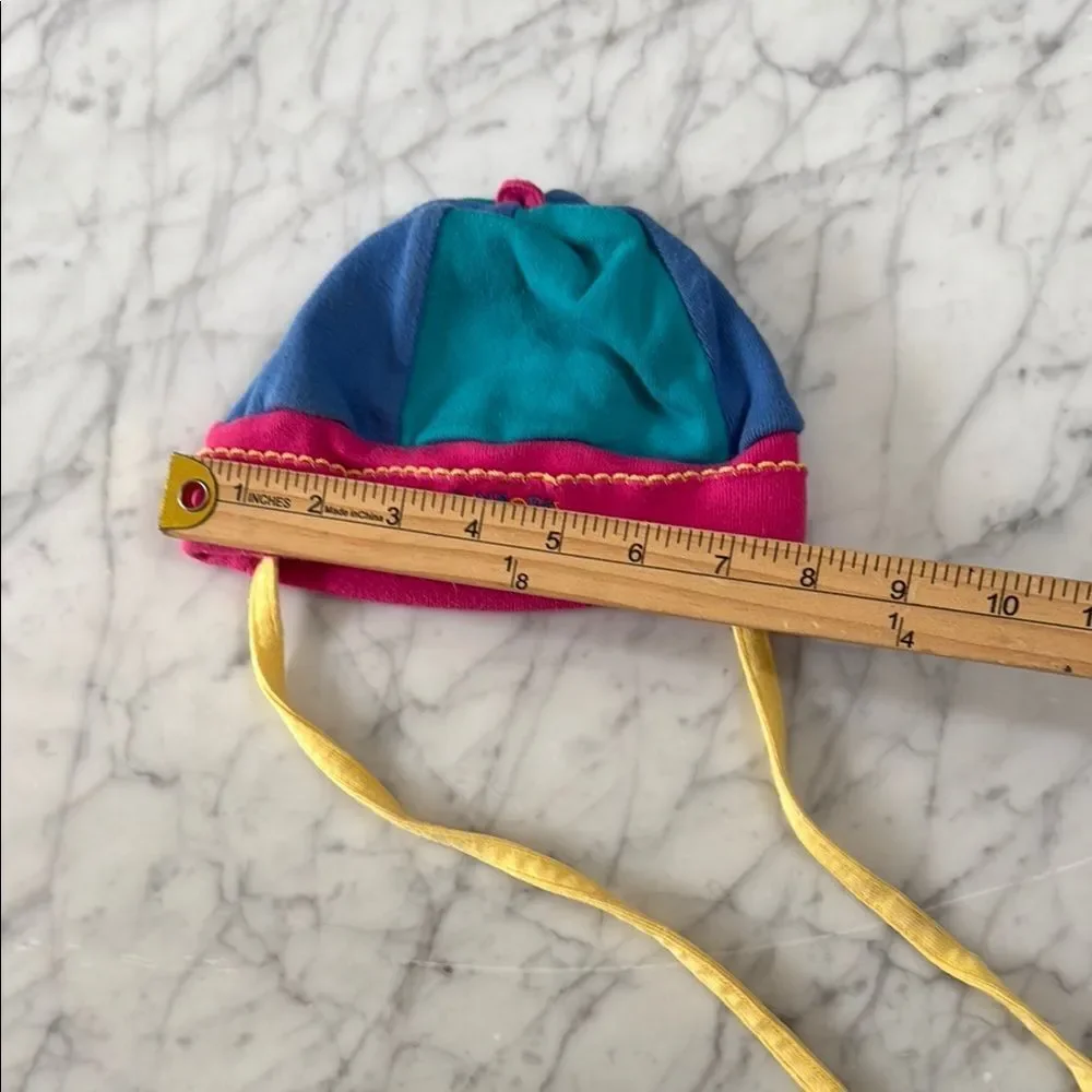 Vintage Rainbow GYMBOREE Colorblock SUMMER HAT OS